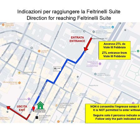 Feltrinelli Suite Modena Exteriör bild